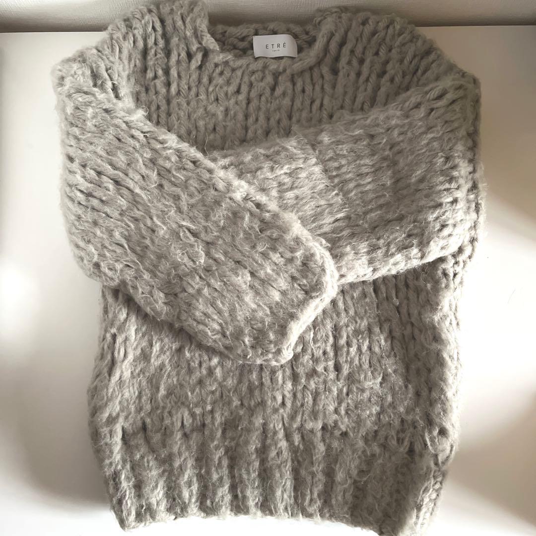 ETRE TOKYO〉エトレトウキョウ ざっくりボリュームニット - メルカリ