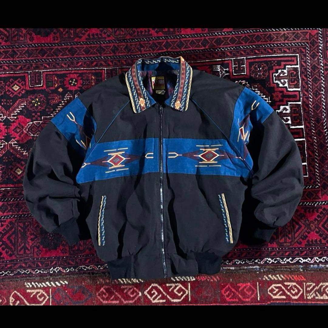 ぴ*ん様 BEE-WILD USA製 80s ネイティブ柄 サンタフェジャケット