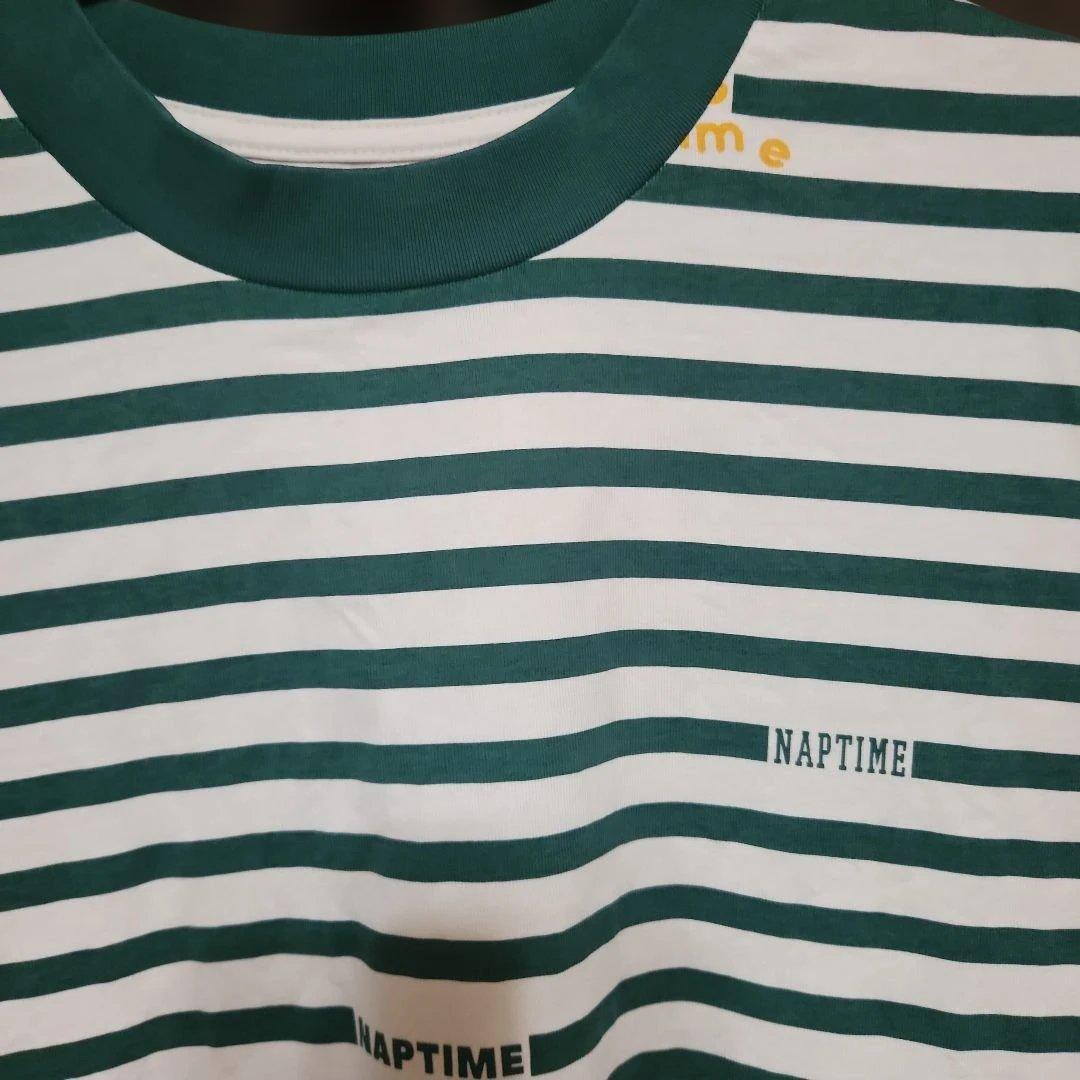 ナップタイム naptime. Nissy 西島隆弘 ボーダー グリーンTシャツ