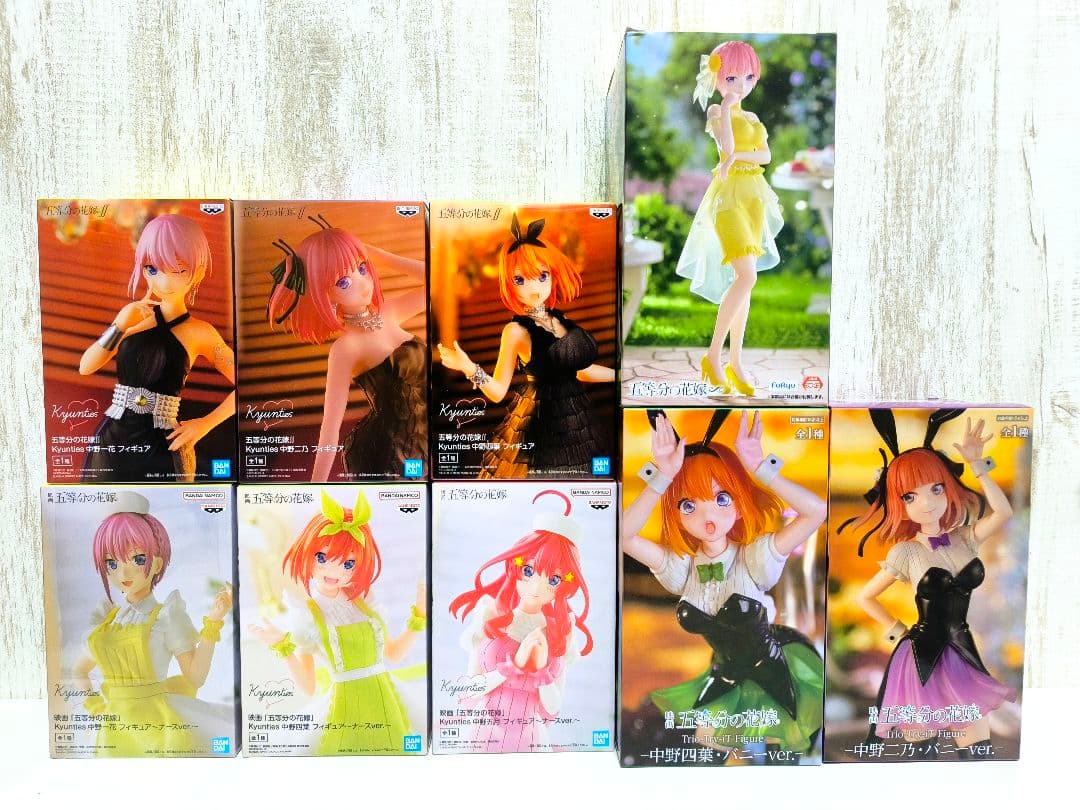 五等分の花嫁 フィギュア 9体 まとめ売り バンプレスト フリュー バンナム