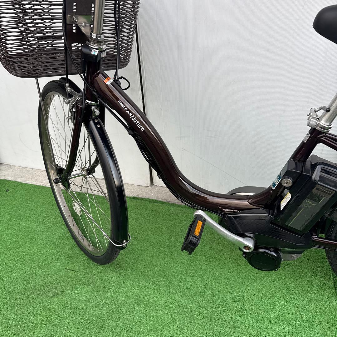 YAMAHAヤマハ電動アシスト自転車26インチ 12.3Ah ブラウン