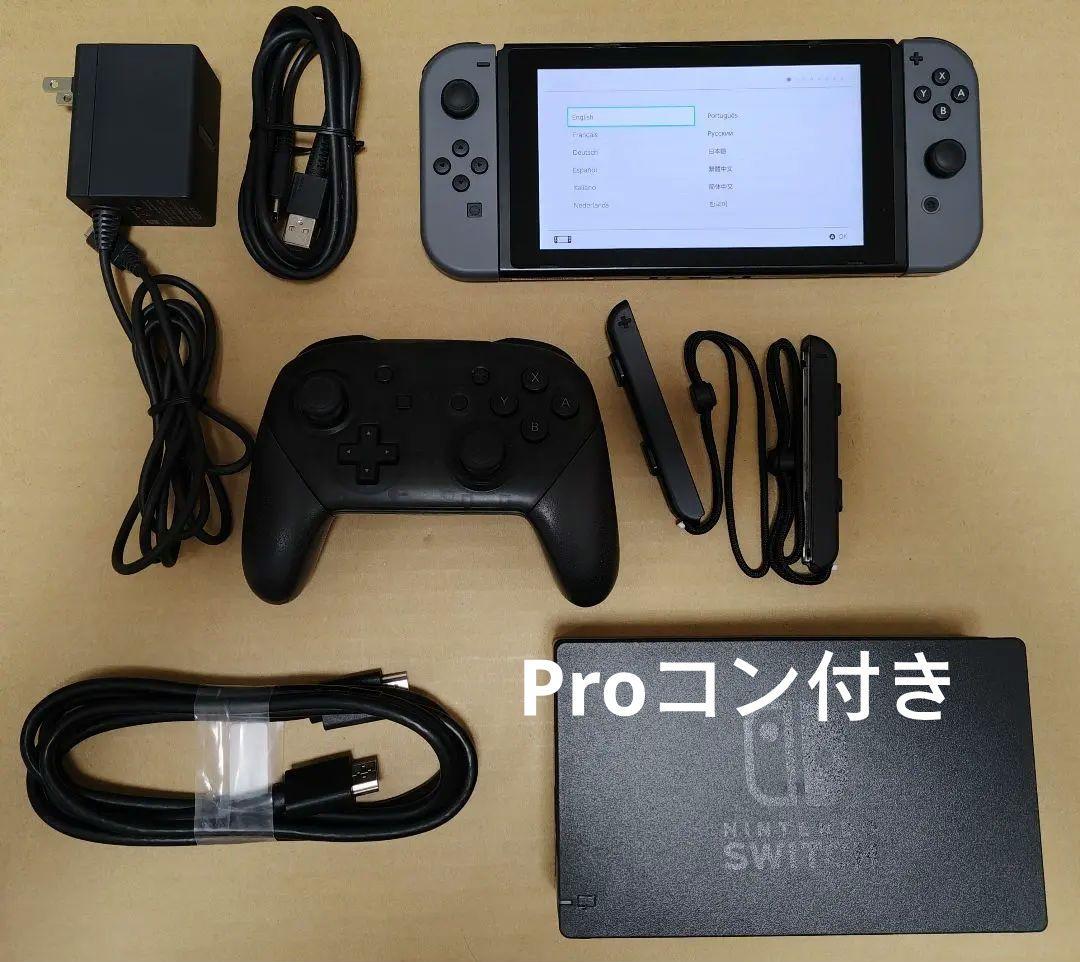 Nintendo Switch グレー バッテリー強化版 Proコントローラー付