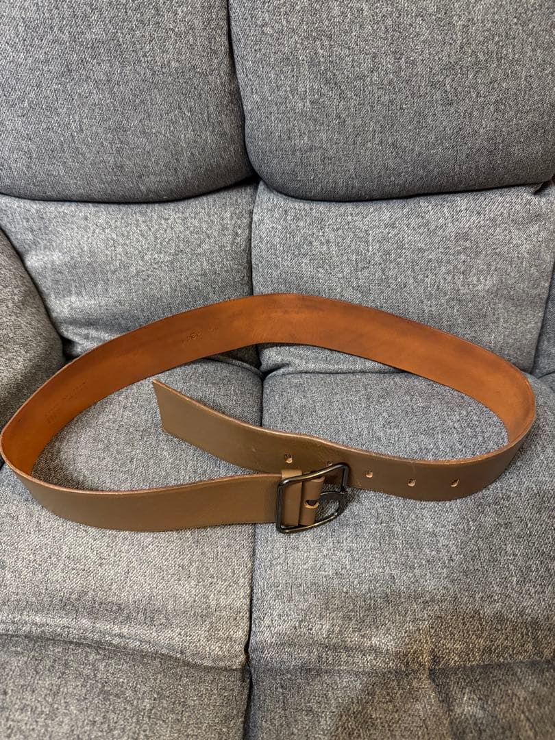 Miu Miu ブラウン レザーベルト