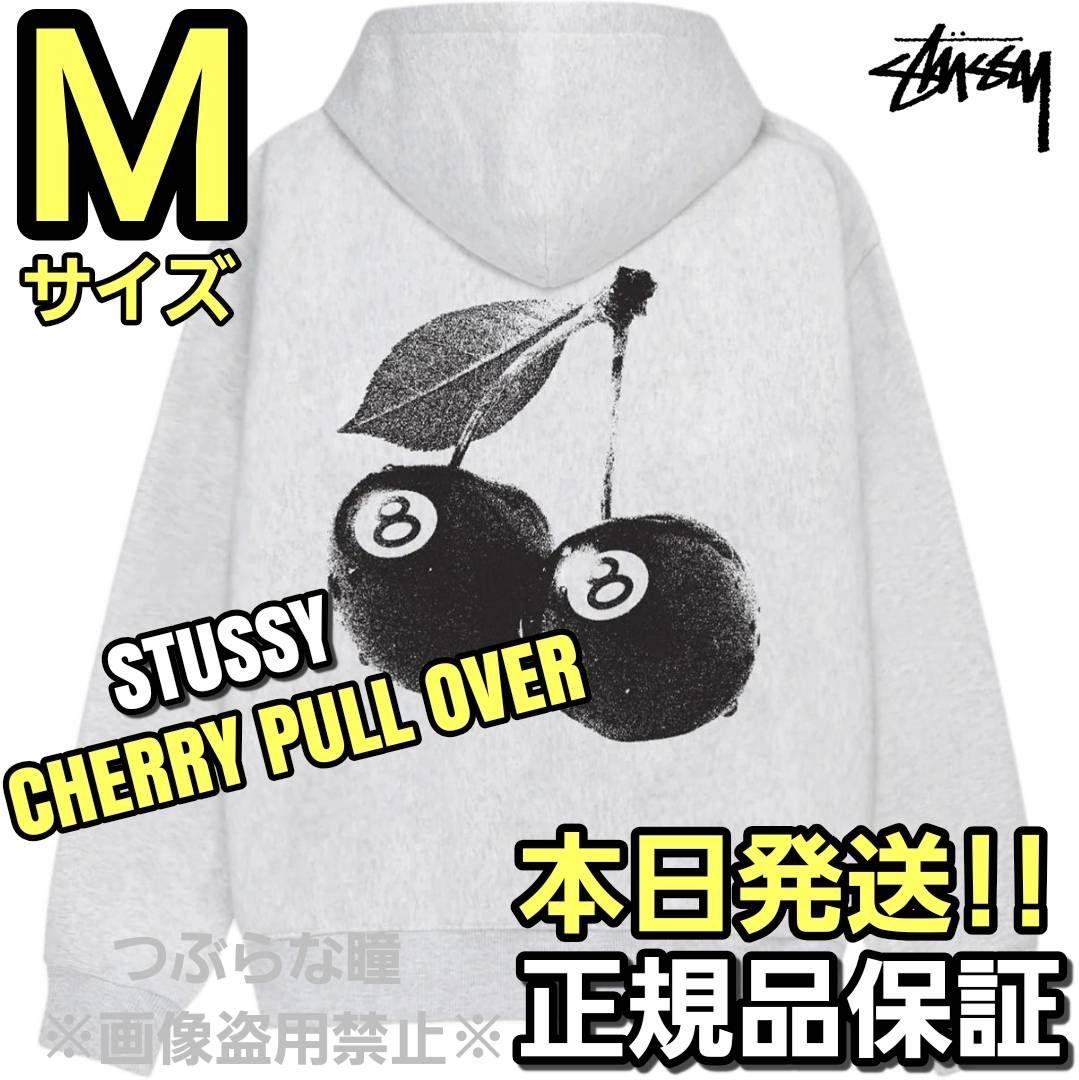 STUSSY CHERRY PULL OVER Mサイズ グレー