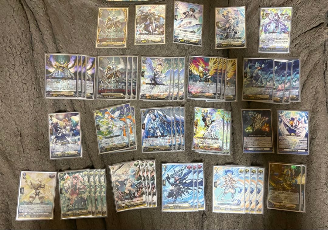 レザエル デッキパーツ　他パーツ、エネルギー、スリーブ付き　運命者の紋章