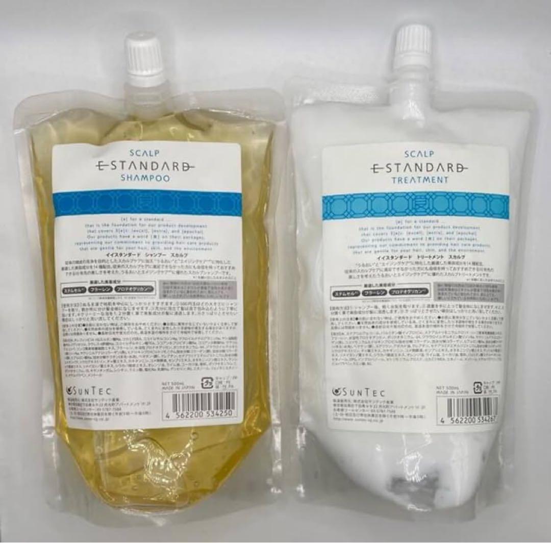 イイスタンダードスカルプ詰め替えシャンプー&トリートメントセット500ml