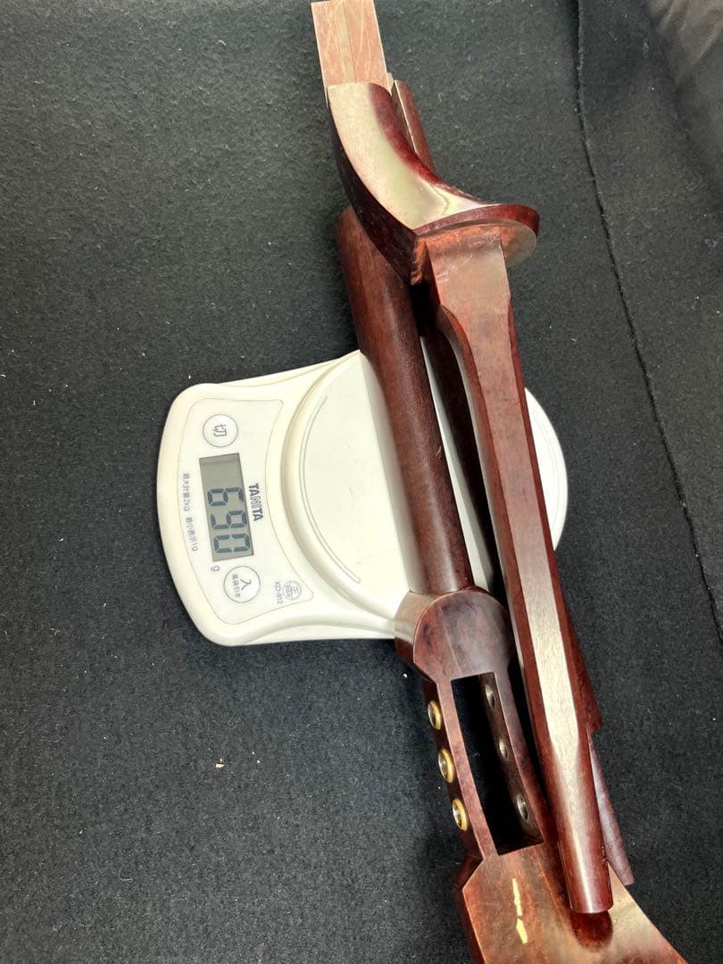 津軽三味線 三線・本紫檀・棹のみ 紅木紫檀製 純銀 天然素材 弦楽器 民謡