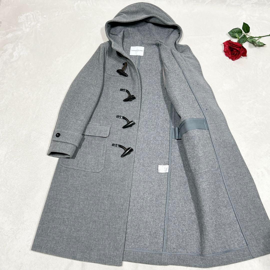新品同様✨　tomorrowland ダッフルコート　グレー　36 ウール