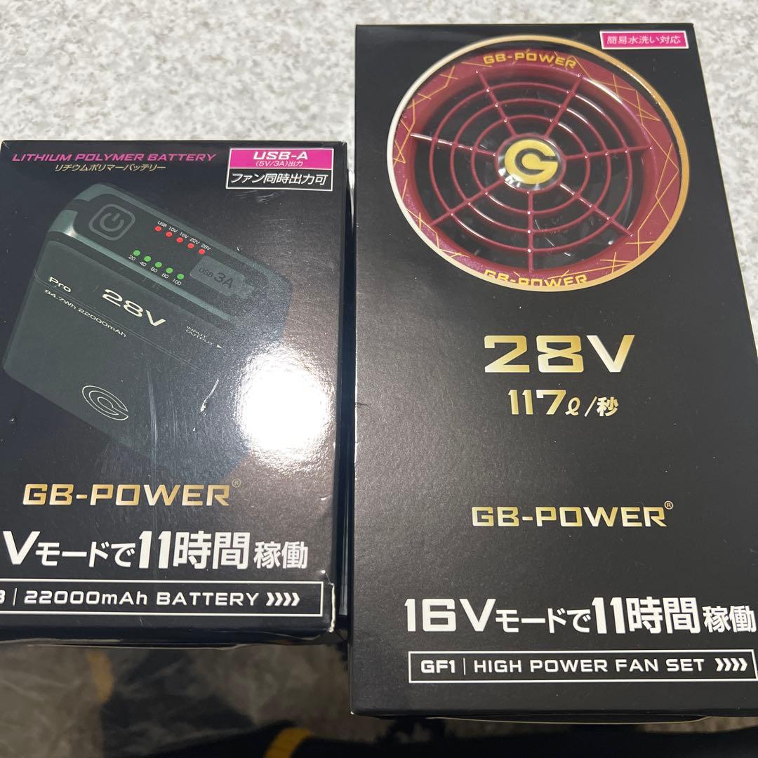 GB-POWER 28V/16V 高出力ファンセット