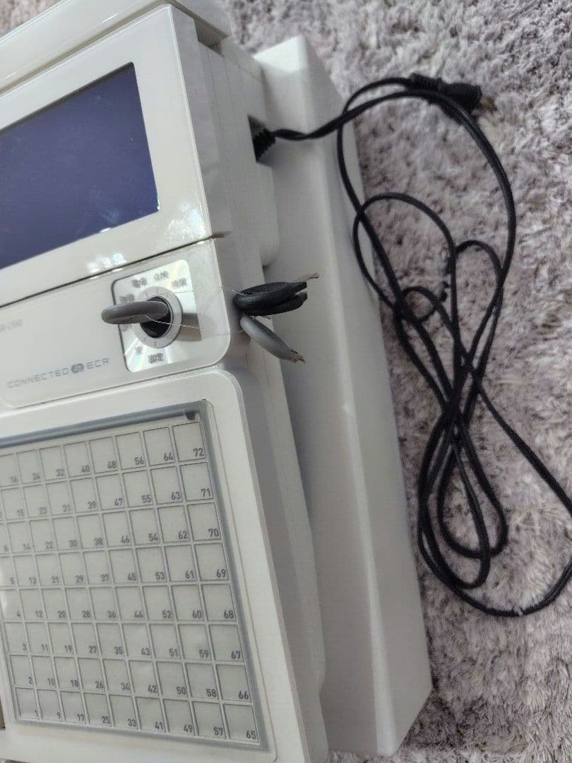 CASIO SR-C550-45WEワンタッチメニュー72種類レジスターホワイト