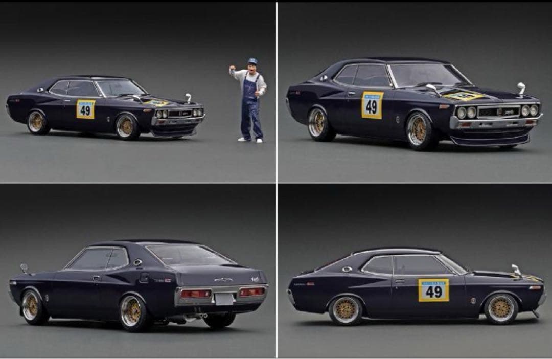 自動車 1/18 Nissan Laurel 2000SGX Purple