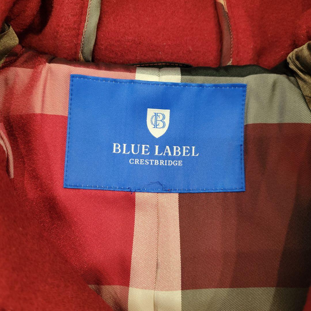 ブルーレーベルクレストブリッジ ダッフルコート 赤 M - メルカリ