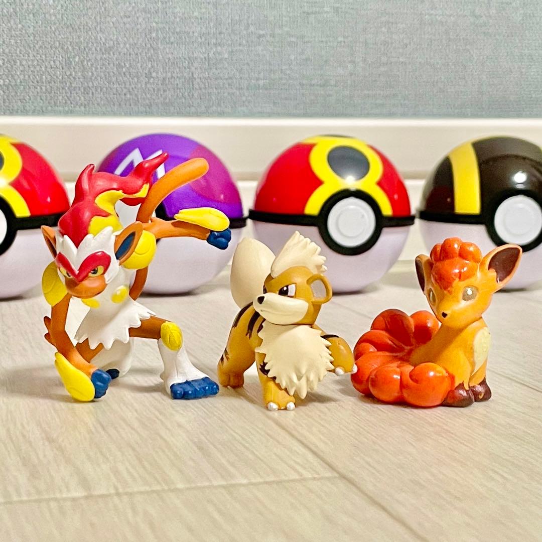 炎タイプ ポケモン ミニフィギュア モンコレ ポケモンゲット
