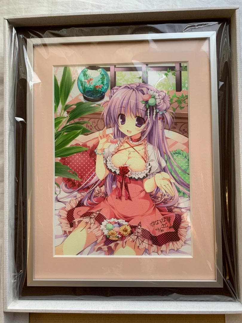 【保証書】ななろば華 先生 K-BOOKSジークレー 直筆サイン入り複製原画