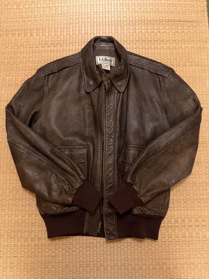 70〜80s✨LLBean A2フライトレザージャケット USA製