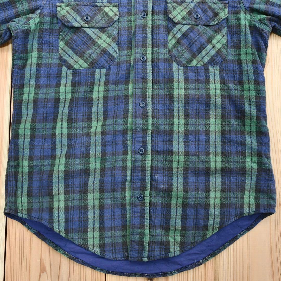 01M614◯ 90s L.L.Bean USA製 フランネル シャツジャケット