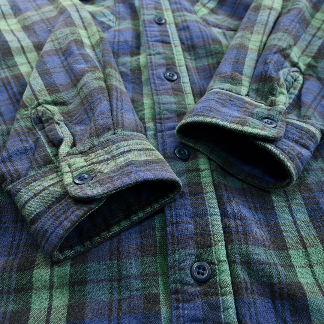 01M614◯ 90s L.L.Bean USA製 フランネル シャツジャケット