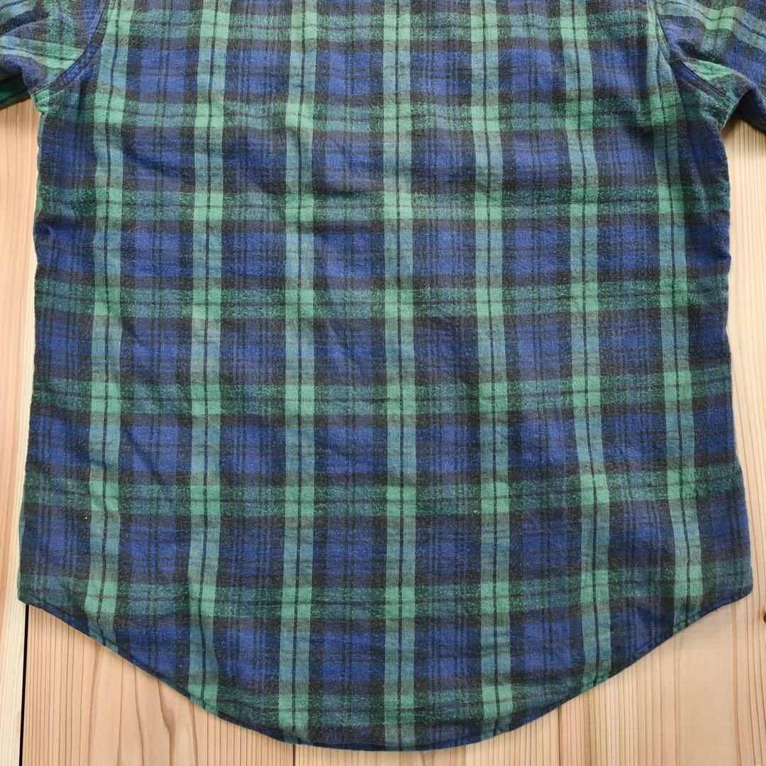 01M614◯ 90s L.L.Bean USA製 フランネル シャツジャケット