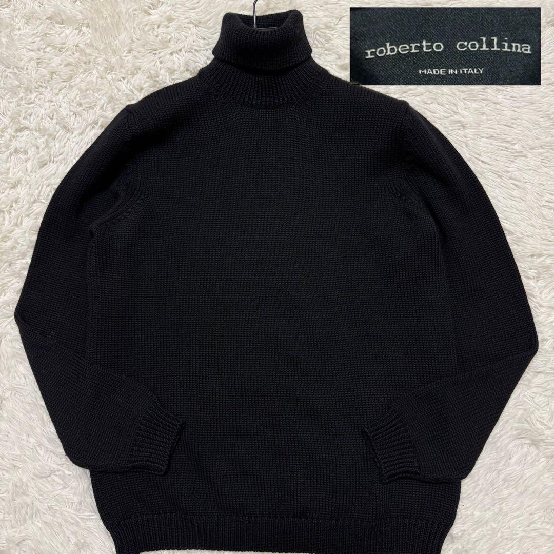 ✨美品/L✨ロベルトコリーナ ニット タートルネック メリノウール 現行モデル