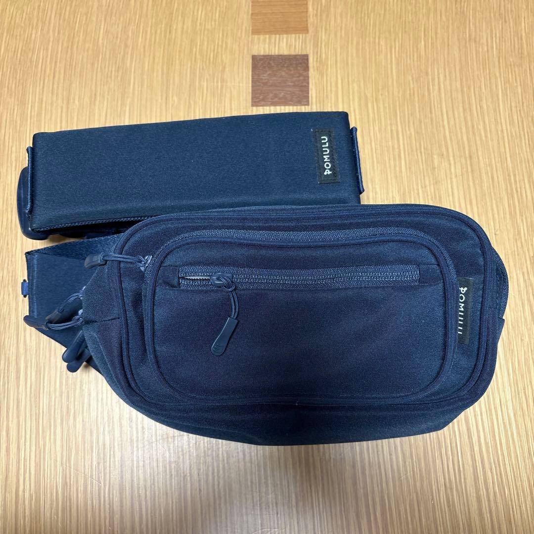 Pomulu ヒップシート ネイビー POMULU 2WAYヒップシート