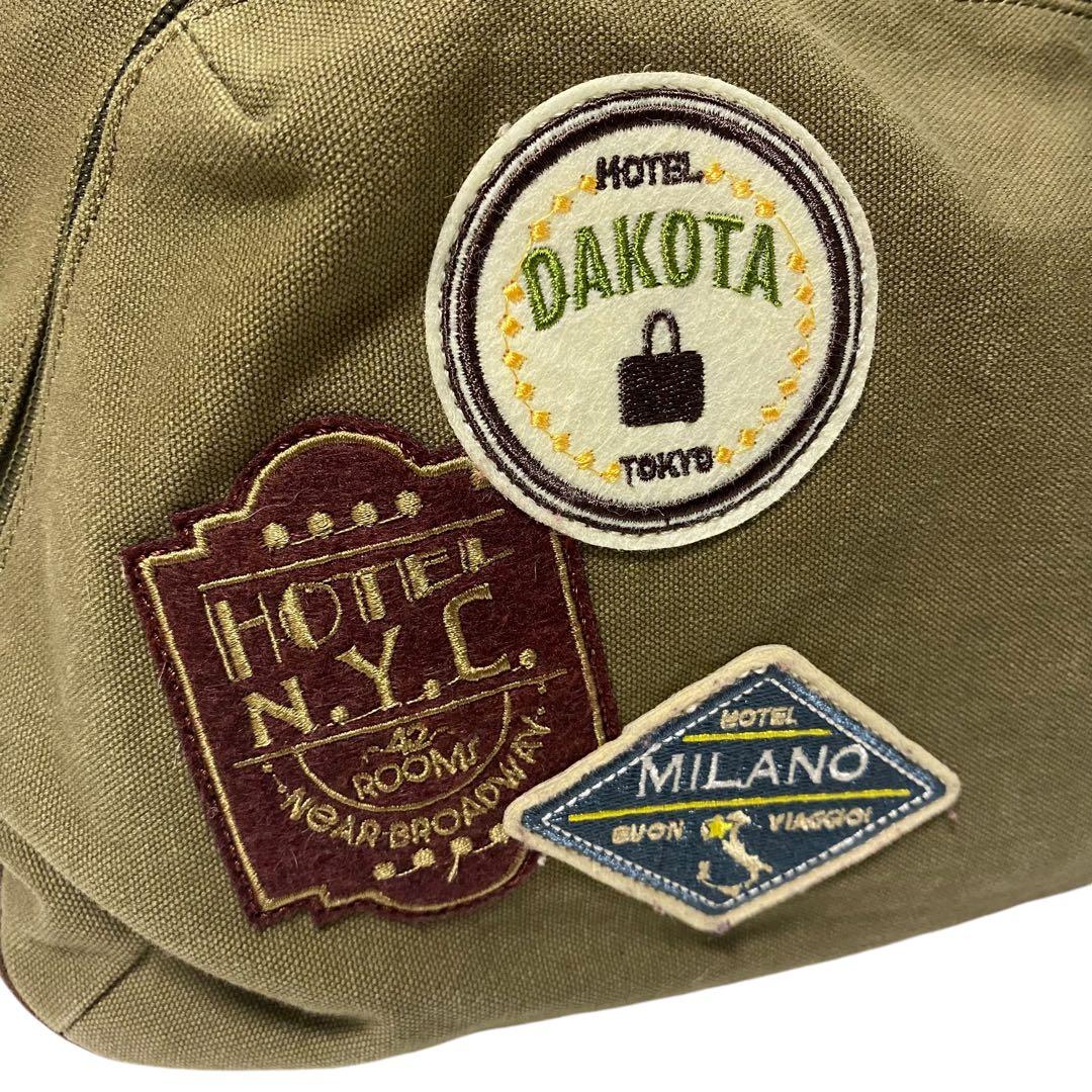 Dakota ダコタ ボイジャー ワッペン ハンドバッグ ボストンバッグ