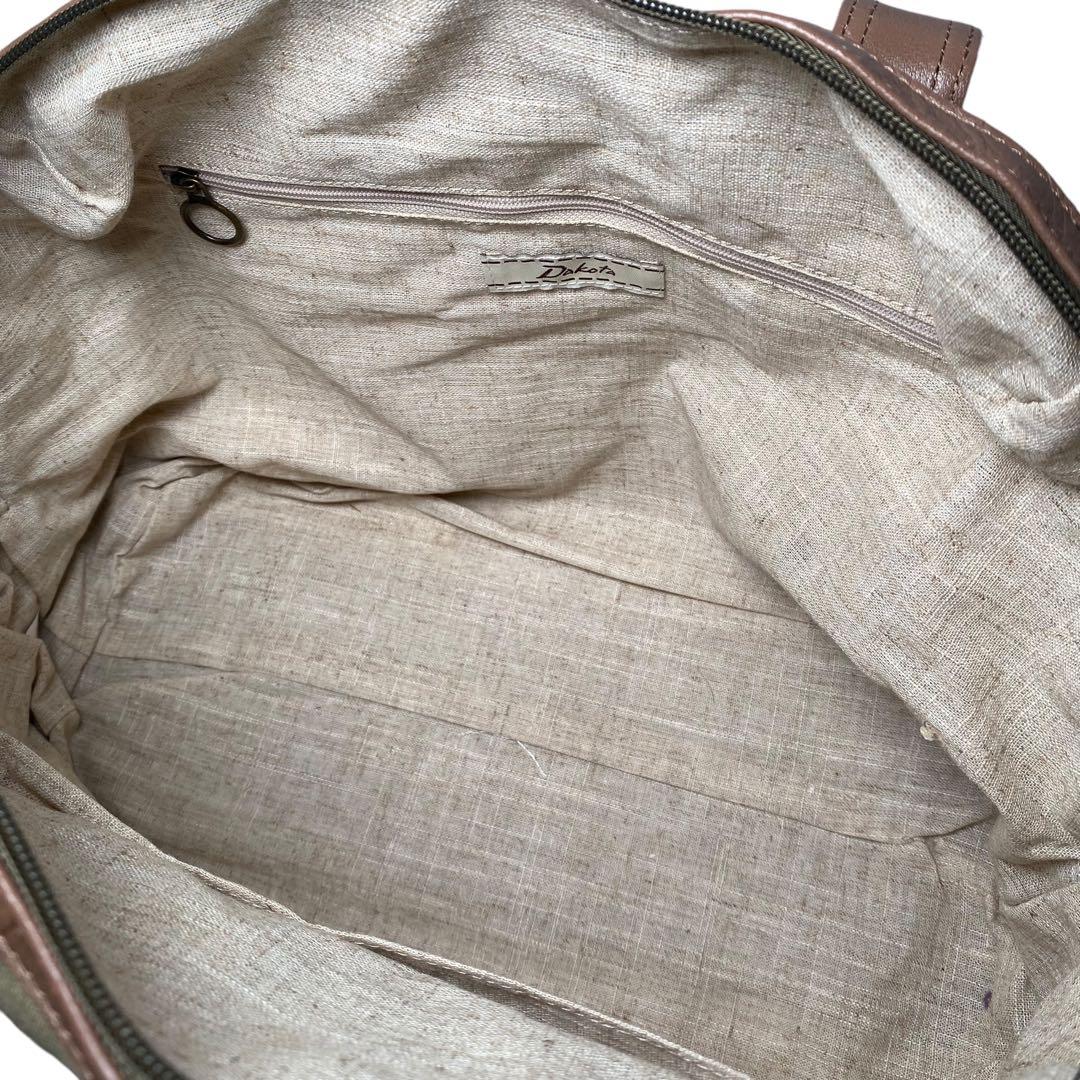 Dakota ダコタ ボイジャー ワッペン ハンドバッグ ボストンバッグ