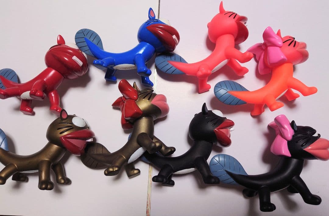 天才バカボン ウナギイヌ ウナギ犬 開運ソフビフィギュア8種 赤塚