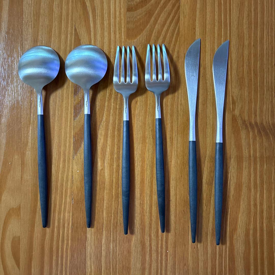 【Cutipol】カトラリーセット箱無し Cutipol（クチポール） ゴア カトラリー セット Cutipol GOA ブラック