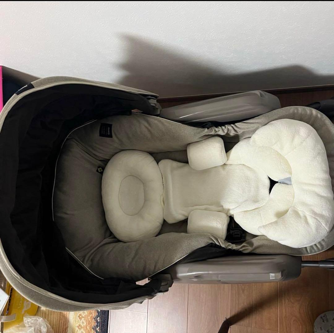 ネムリラ　オートスイング　ベージュグレー ベビーラック美品