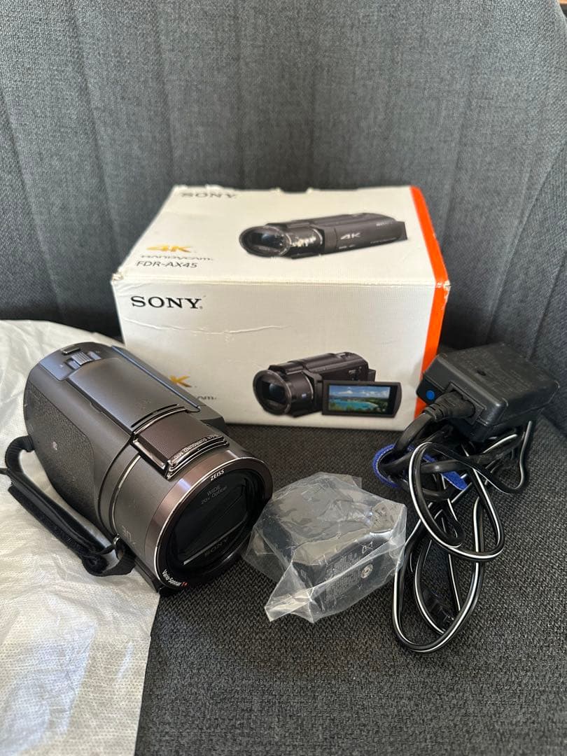 美品 SONY FDR-AX45 4K ハンディカム