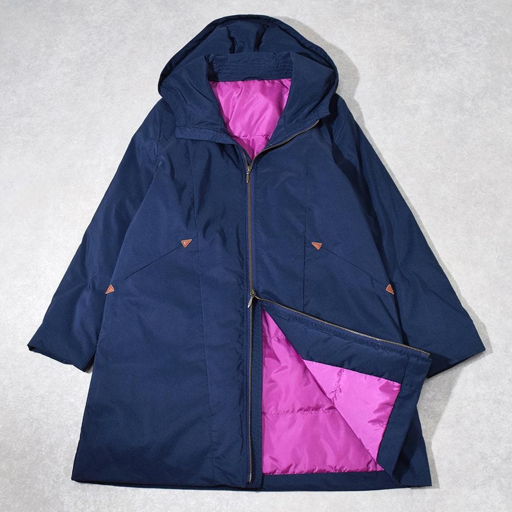 パラスパレス Pallas Palace Wジップ ロング ダウンコート F 紺 2026年最新】パラスパレス ダウンコートの人気アイテム - メルカリ