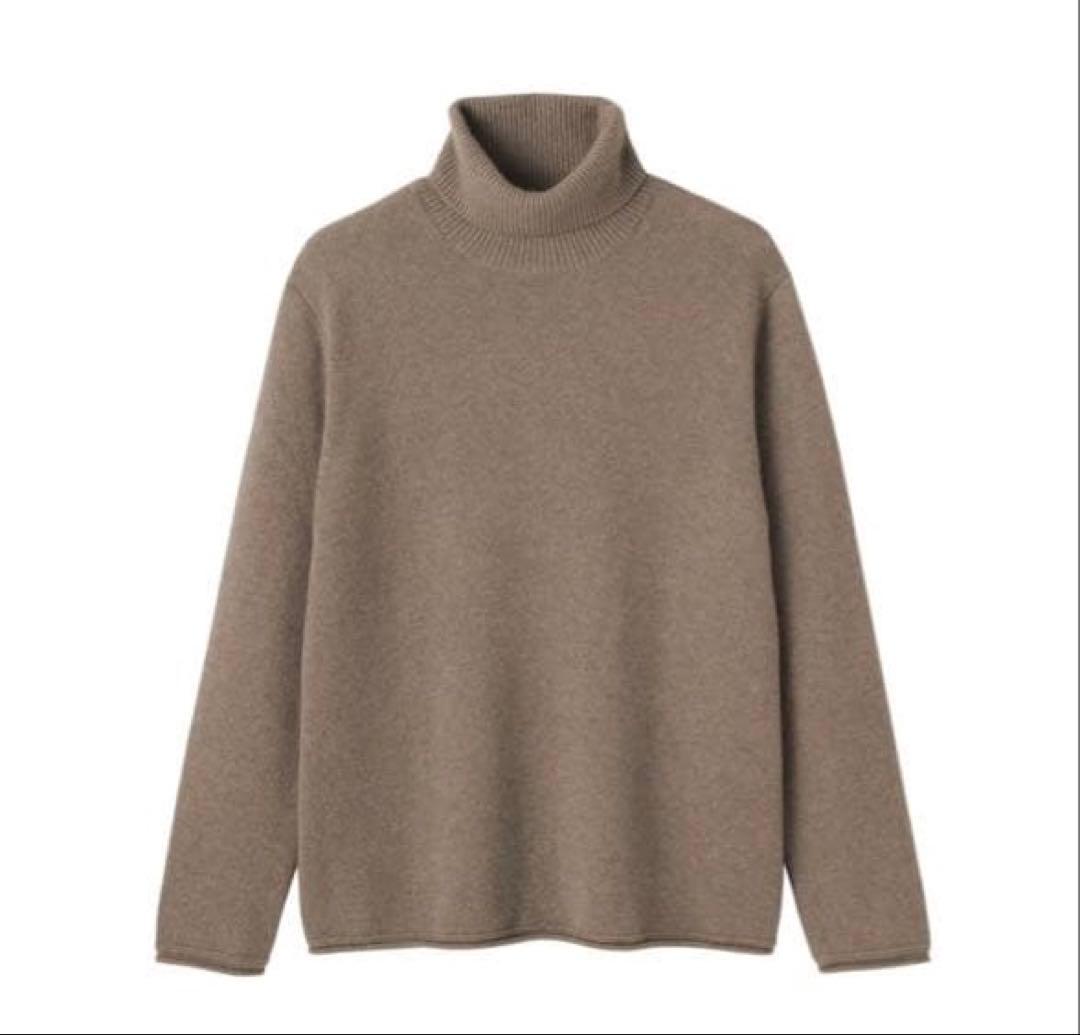 最終値下げ MUJI LABO カシミアタートルネックセーター