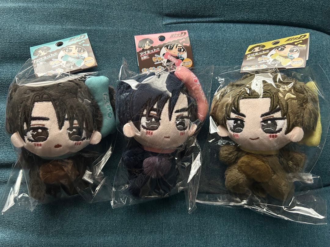 頭文字D ぬいぴ〜す 3体セット はらぺこわんこ 藤原拓海 高橋涼介 高橋