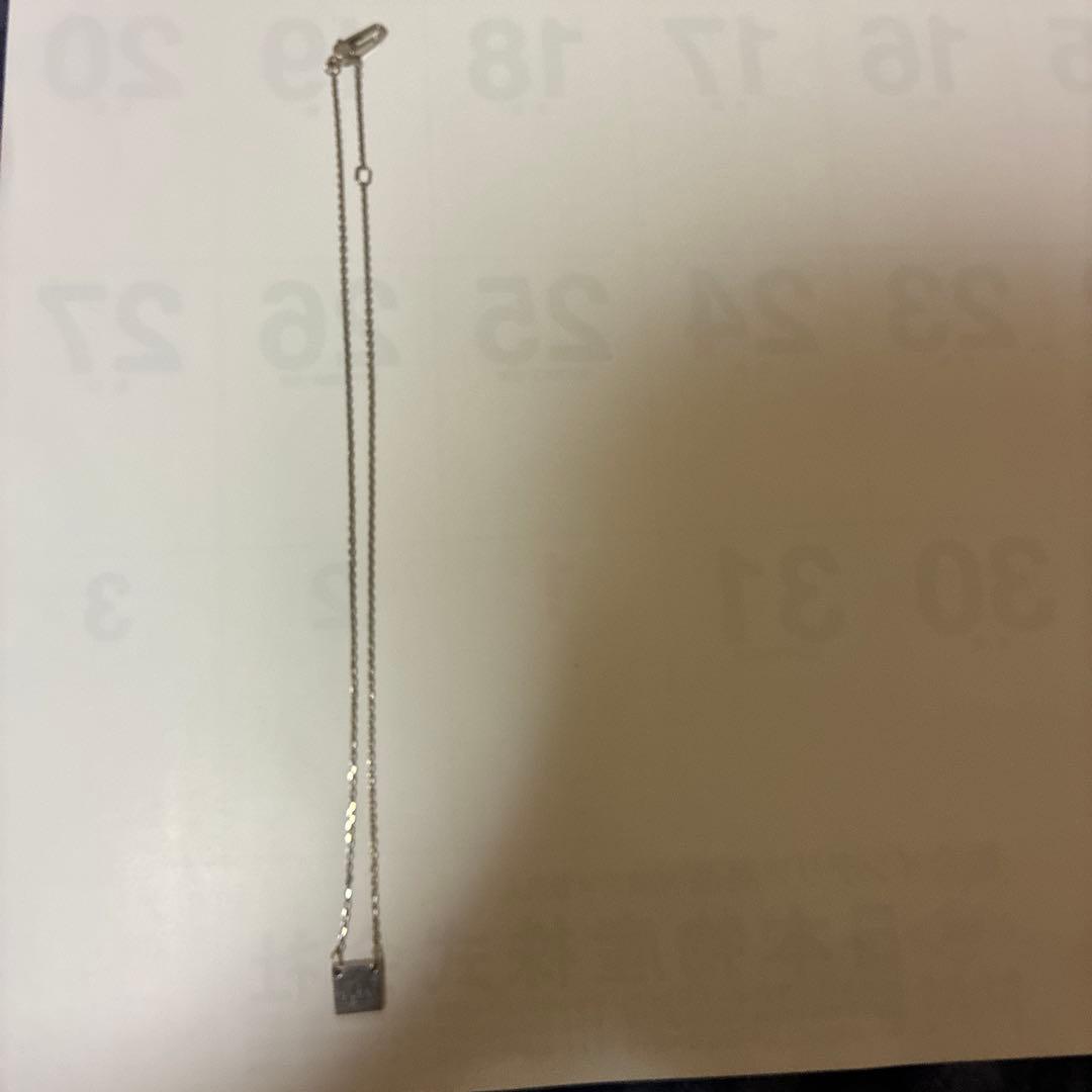 GUCCI チェーンネックレス プレート型