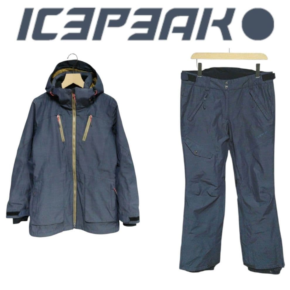 ま*お様 アイスピーク レディース 防水透湿スキーウェア 上下セットアップ ケリ