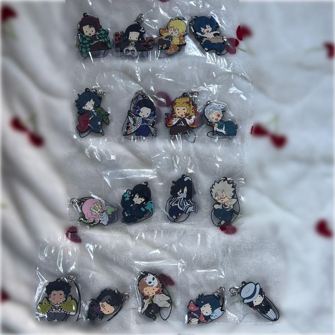 鬼滅の刃 ローソン とるパカ ラバーチャーム ラバスト コンプリート 全17種