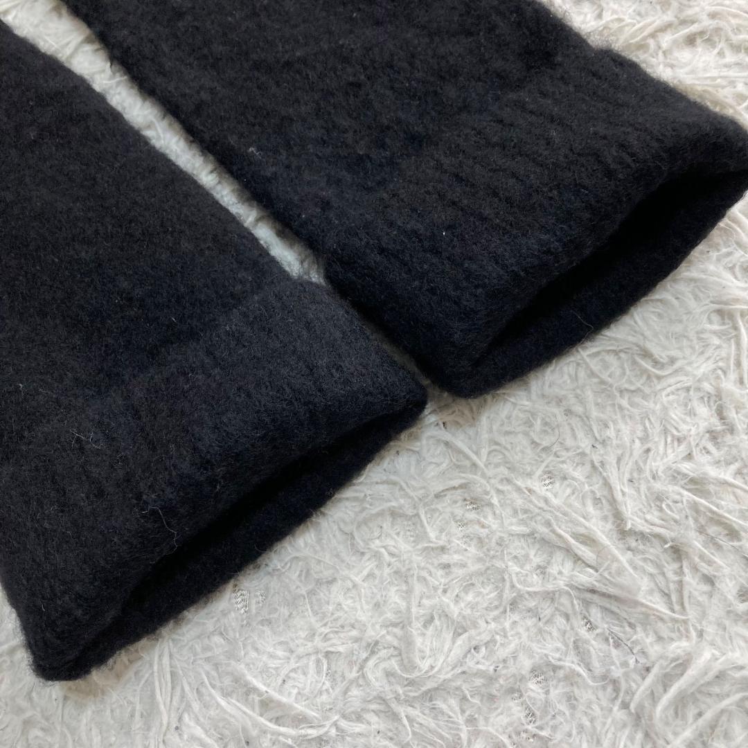 16676✨良品✨エイトン M カシミヤ100% クルーネック ニット ブラック