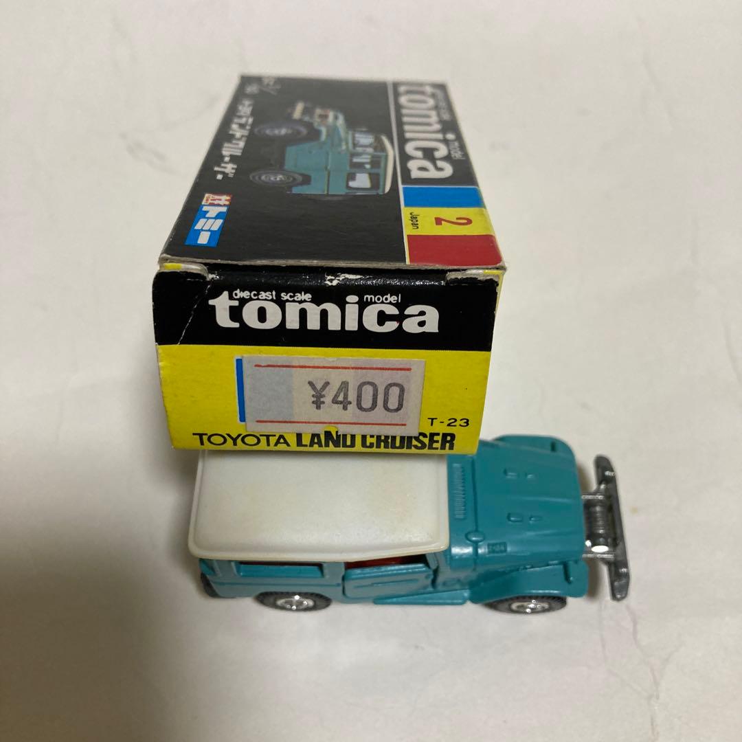 トミカトヨタラウンドクルーザーです。黒箱トミカマーク切り取り欠損