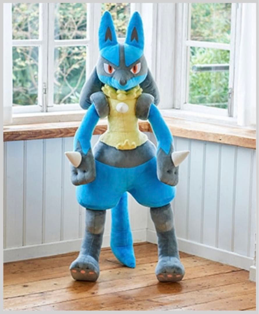 ポケモンセンター オリジナルぬいぐるみ 等身大ルカリオ - メルカリ