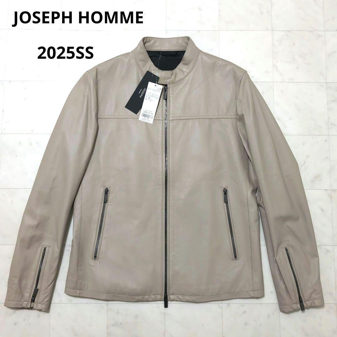 新品2025SS JOSEPH HOMME シングル ライダースジャケット