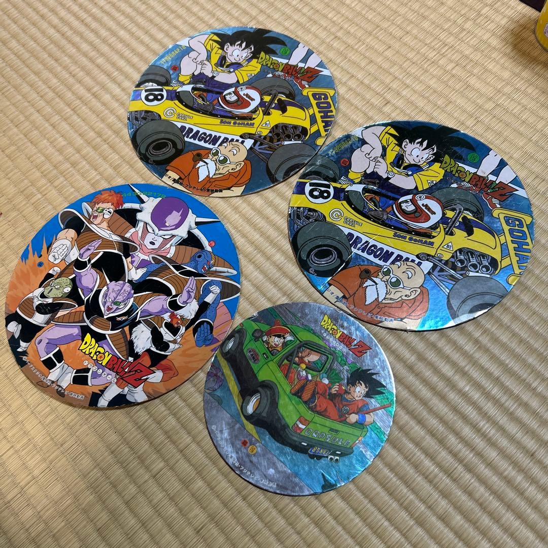 ドラゴンボールZ メンコ キラ 4枚 大判3枚＋中判1枚 悟空 フリーザ