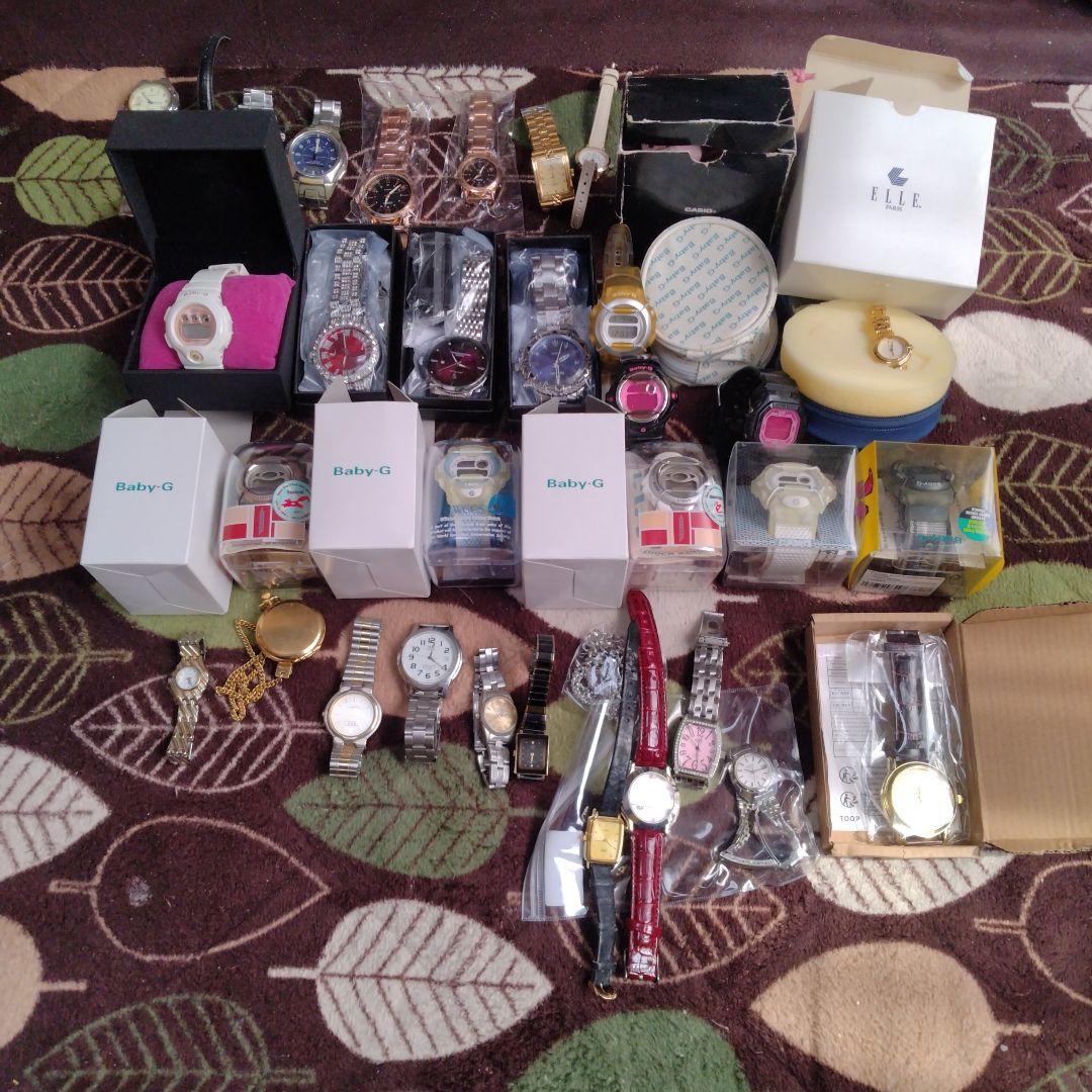 ジャンクから新品までBaby-G 他デジタル腕時計セット 複数30点以上