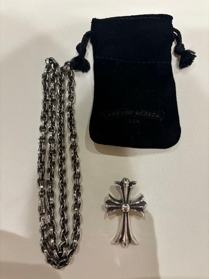 クロムハーツ ペーパーチェーンのみ(20インチ)インボイス付】