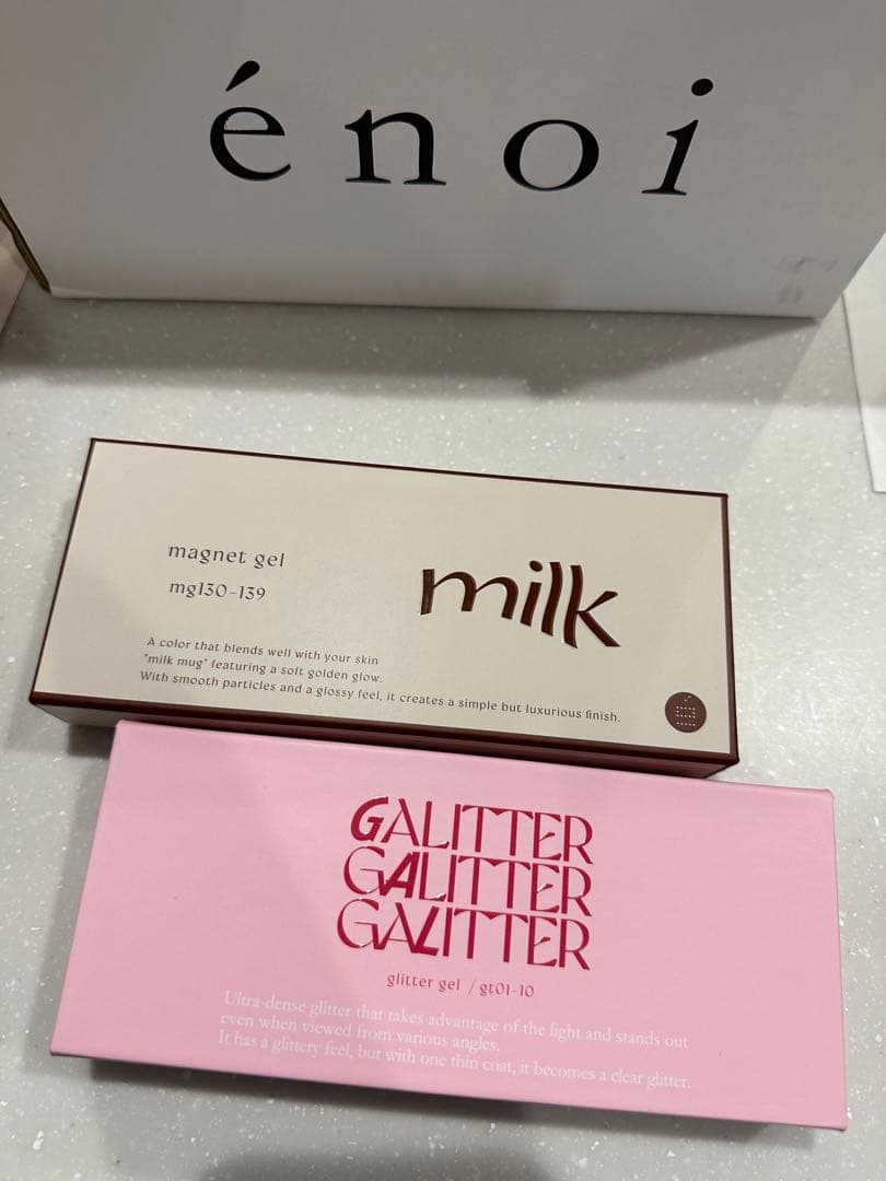 enoi GaLitter10色set & milk magnet10色set