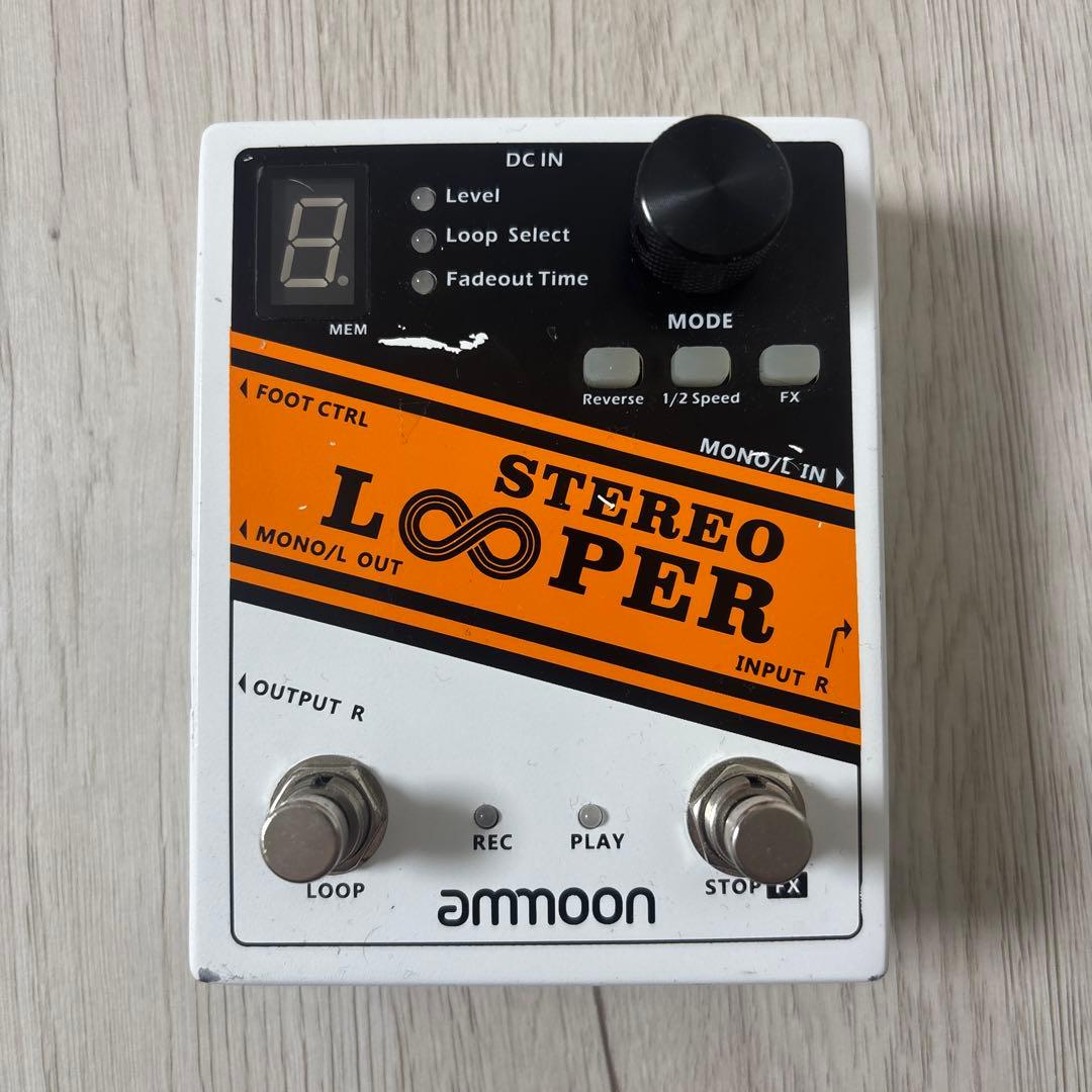 ammoon stereo looper ルーパー　エフェクター