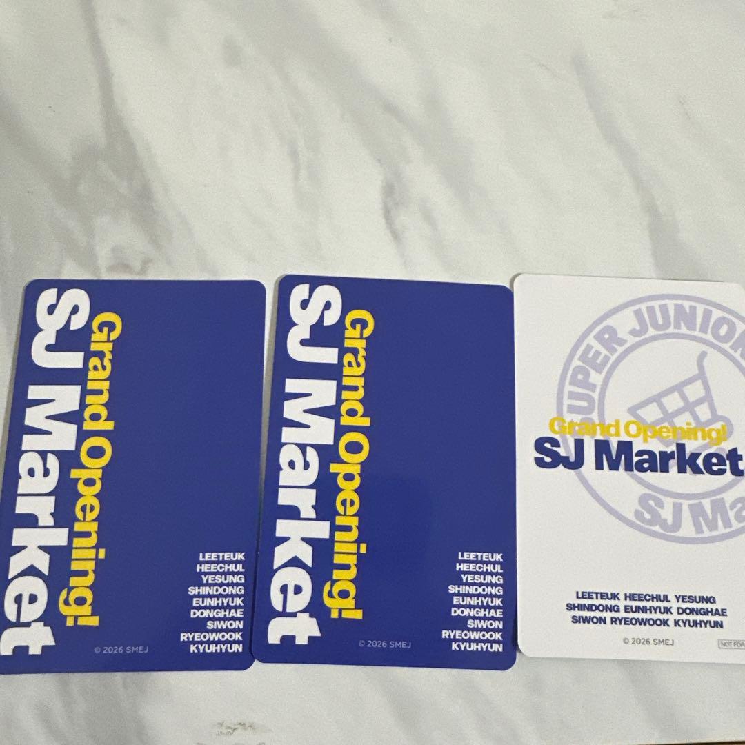 ドンヘ3点セット SJmarket トレカ 6000円購入特典 - メルカリ