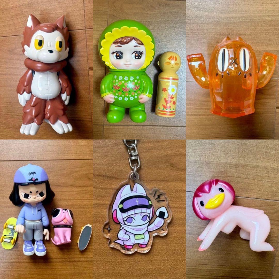 ソフビセット7体＋アクキー