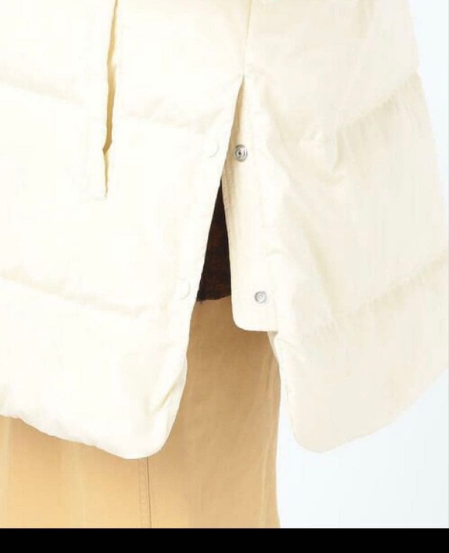 MACPHEE tomorrowlandマイクロタフタダウンサイドオープンコート