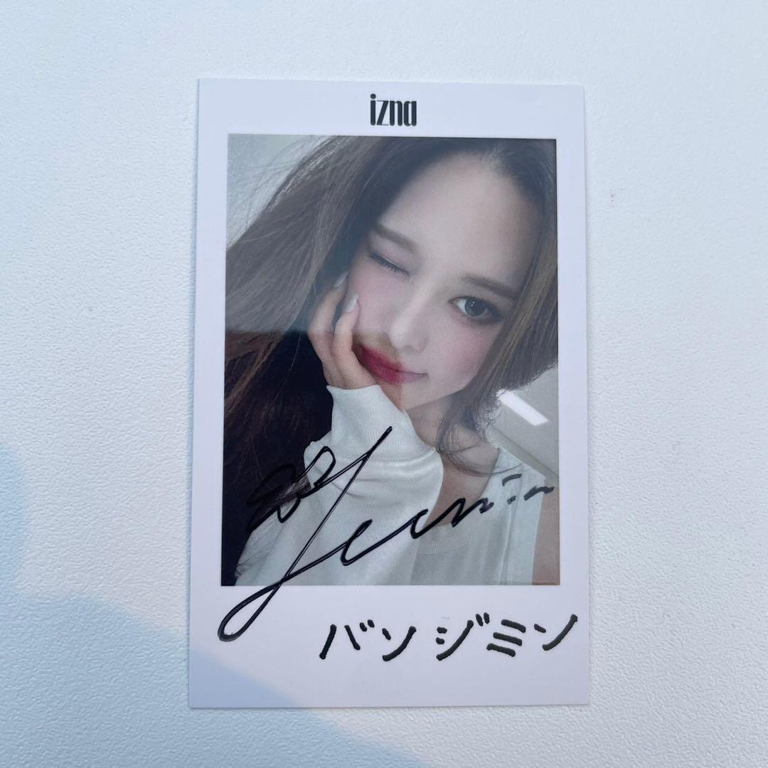 izna ファンコン 東京 会場限定 CD 直筆サイン チェキ風 トレカ ジミン