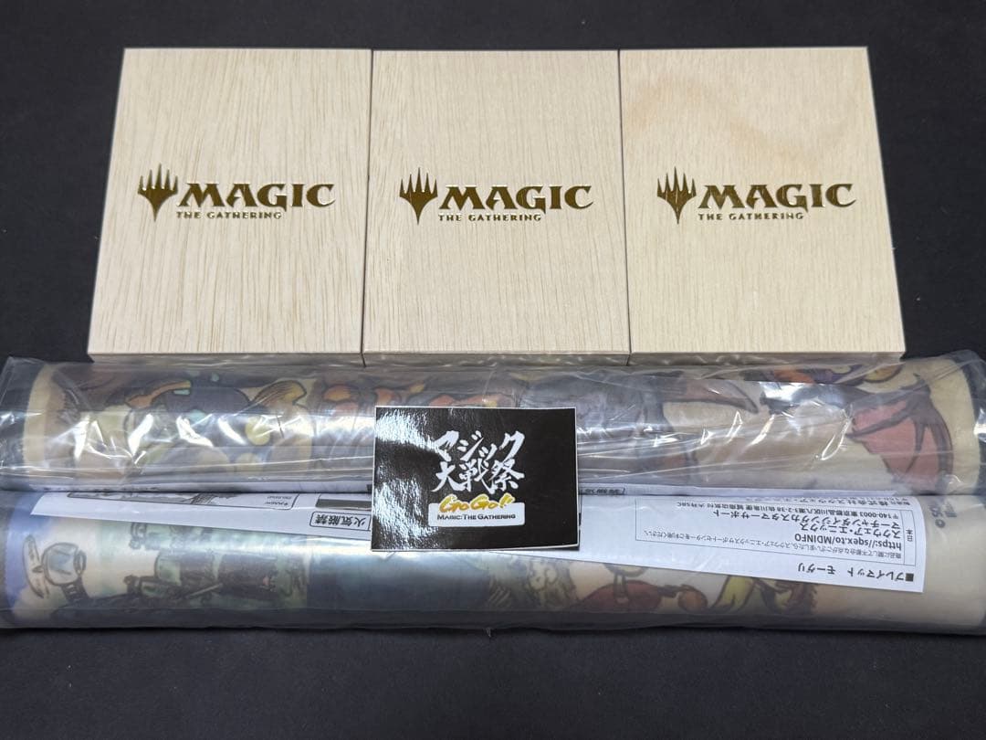 マジック大戦祭　ステンレストークン3種プレイマット2種　息詰まる徴税プレイマット